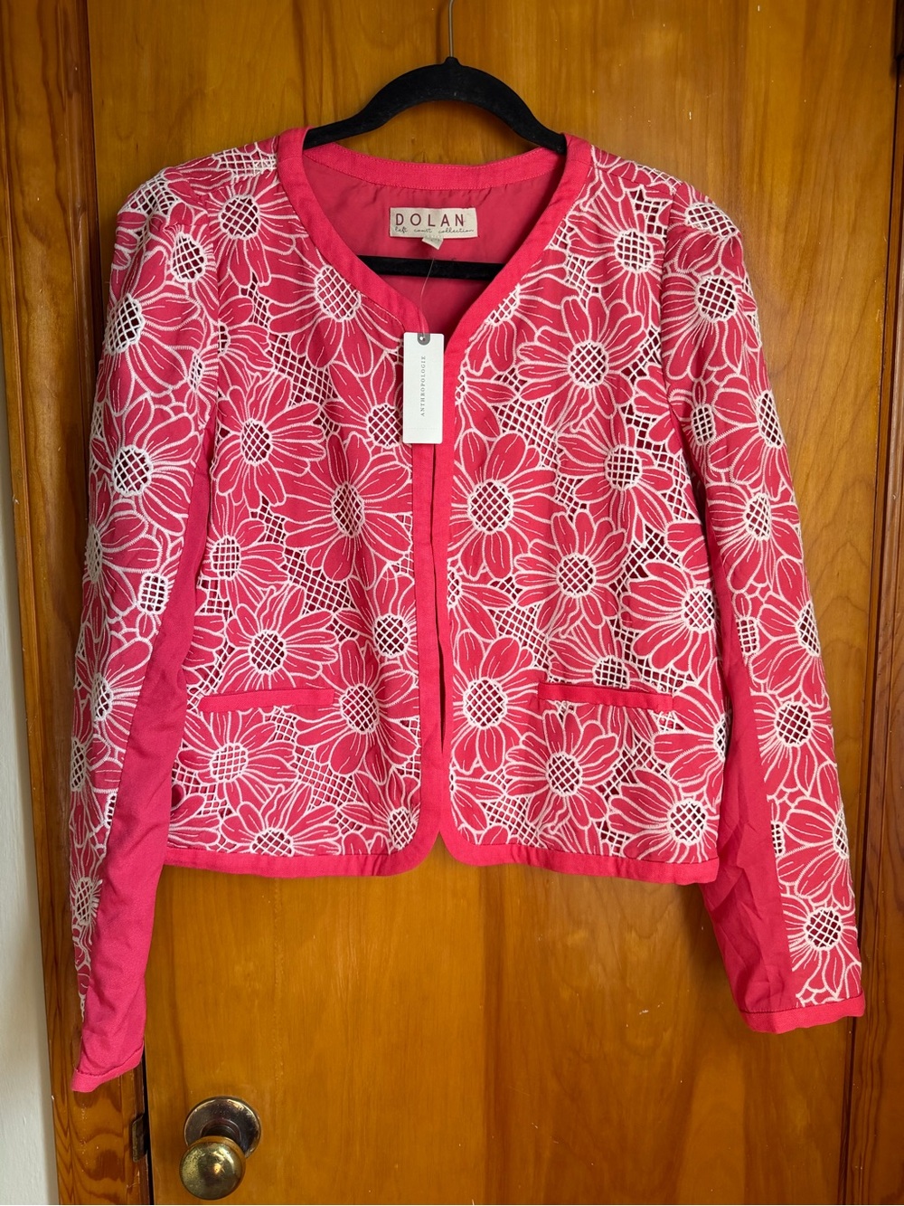 NWT Dolan Pink Floral Quilted Jacket